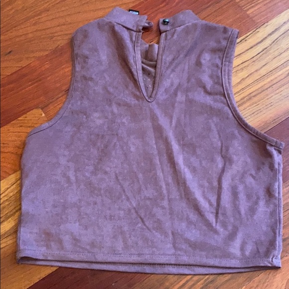 Mauve studded crop top and skirt set! - Picture 6 of 8